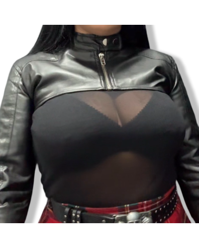 BIKER CROP | LA Oveja Negra Shop.