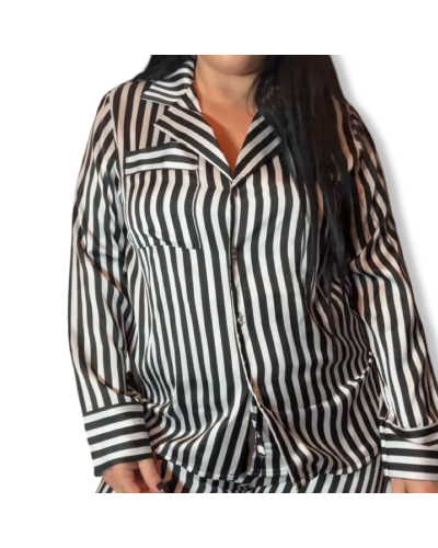 PIJAMA DE RAYAS VINTAGE|La Oveja Negra Shop.