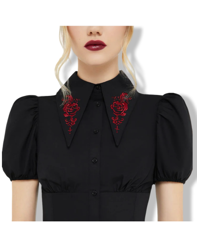 CAMISA ROSE´S DESPAIR KILLSTAR|LA OVEJA NEGRA SHOP.