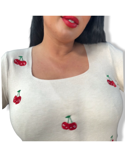 SWEATER VINTAGE CHERRY NEGRO.|LA Oveja Negra Shop. SWEATER VINTAGE CHERRY NEGRO.|LA Oveja Negra Shop.