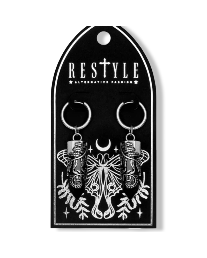 PENDIENTES CRYSTAL FERN PENDULUM|LA Oveja Negra Shop.