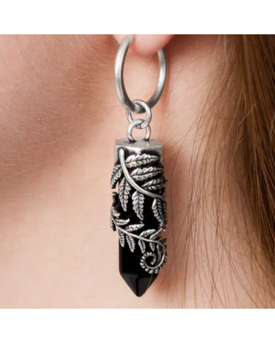 PENDIENTES CRYSTAL FERN PENDULUM|LA Oveja Negra Shop.