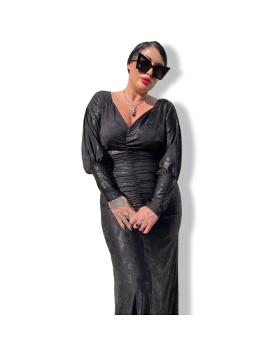 VESTIDO DITA DARK ROSES|LA Oveja Negra Shop.