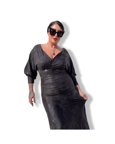 VESTIDO DITA DARK ROSES|LA Oveja Negra Shop.
