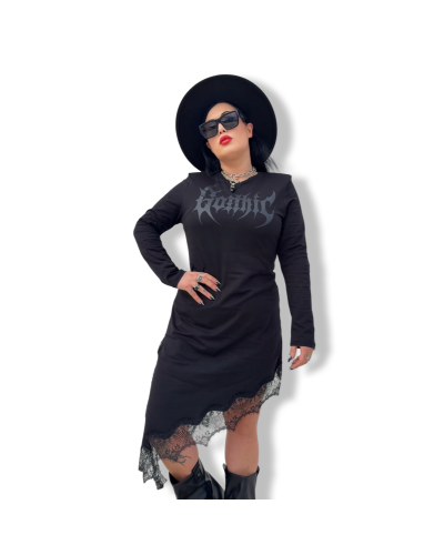 VESTIDO COMBINADO GOTHIC|LA Oveja Negra Shop.