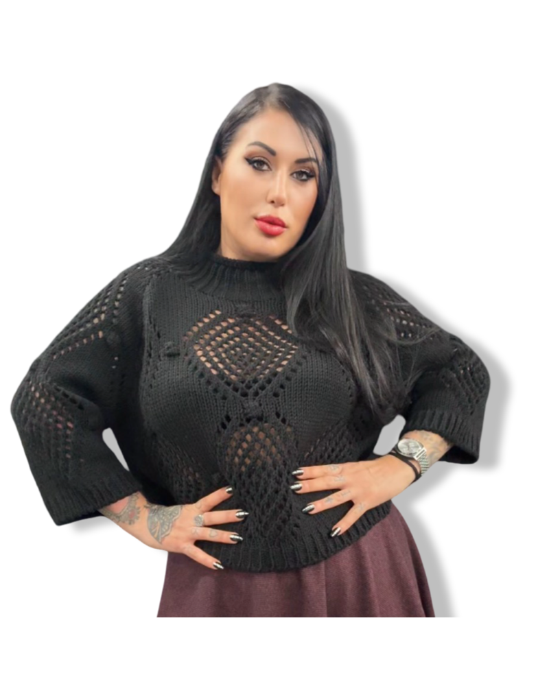 SWEATER CALADO VINTAGE|LA Oveja Negra Shop.