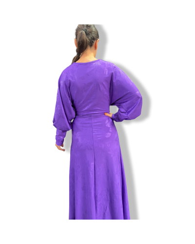 VESTIDO DITA LILAC ROSES|LA Oveja Negra Shop.