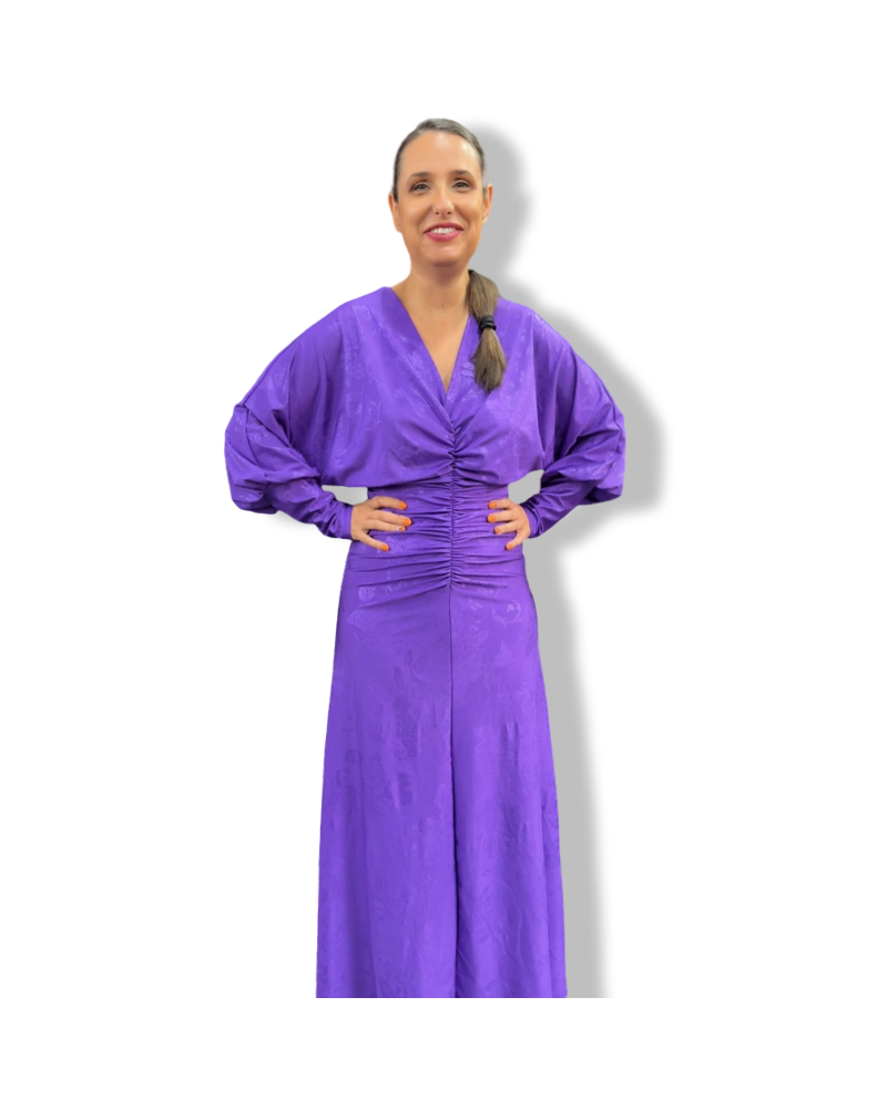 VESTIDO DITA LILAC ROSES|LA Oveja Negra Shop.