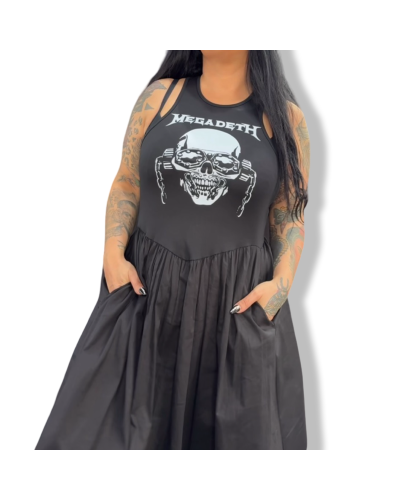 VESTIDO LARGO MEGADETH|LA Oveja Negra Shop.
