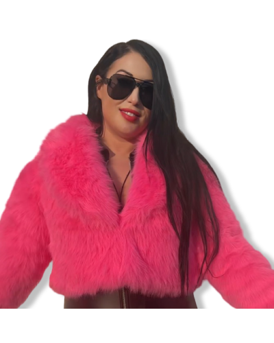 ABRIGO CROP BARBIE|LA Oveja Negra Shop.