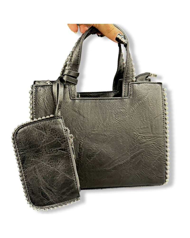 BOLSO JAGER TACHUELAS|LA Oveja Negra Shop.