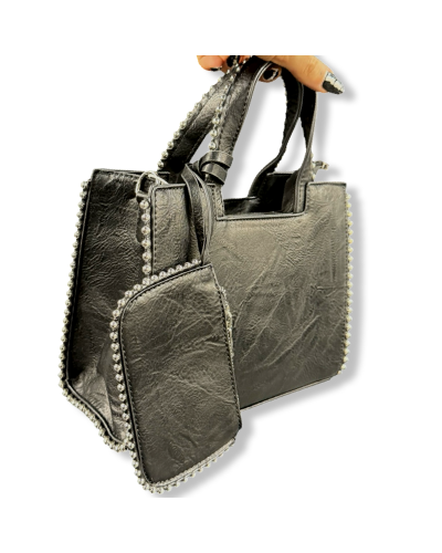 BOLSO JAGER TACHUELAS|LA Oveja Negra Shop.