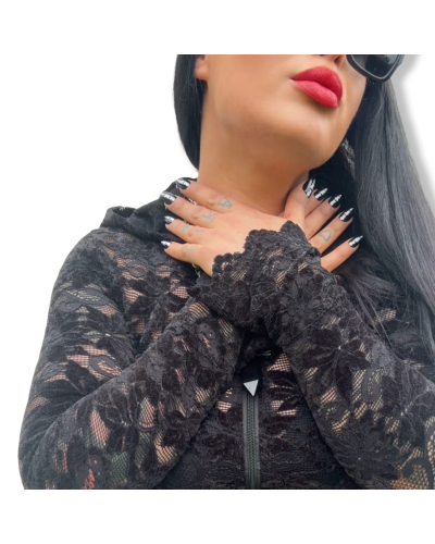 CHAQUETA ENCAJE VERÒNICA|LA Oveja Negra Shop.
