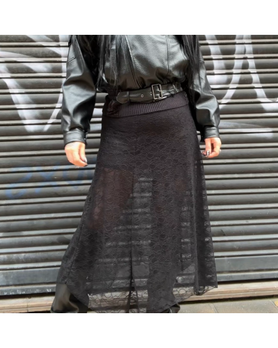 FALDA DESIGUAL KATTERINE| LA OVEJA NEGRA SHOP.