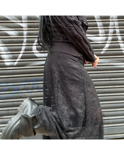 FALDA DESIGUAL KATTERINE| LA OVEJA NEGRA SHOP.