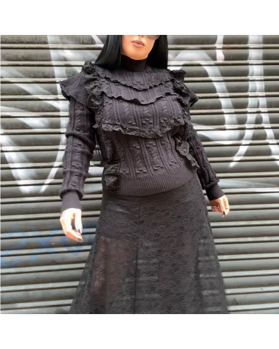 FALDA DESIGUAL KATTERINE| LA OVEJA NEGRA SHOP.