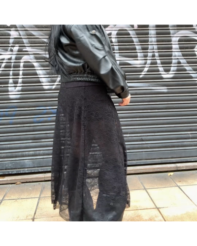 FALDA DESIGUAL KATTERINE| LA OVEJA NEGRA SHOP.