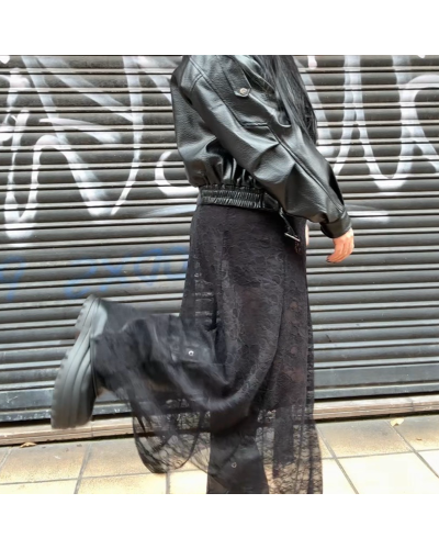 FALDA DESIGUAL KATTERINE| LA OVEJA NEGRA SHOP.