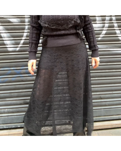 FALDA DESIGUAL KATTERINE| LA OVEJA NEGRA SHOP.