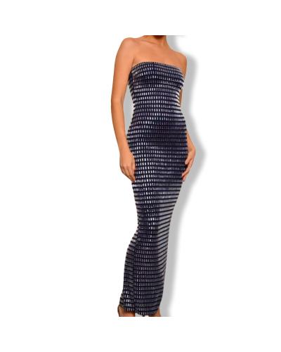 VESTIDO DIVA STRASS|LA Oveja Negra Shop.