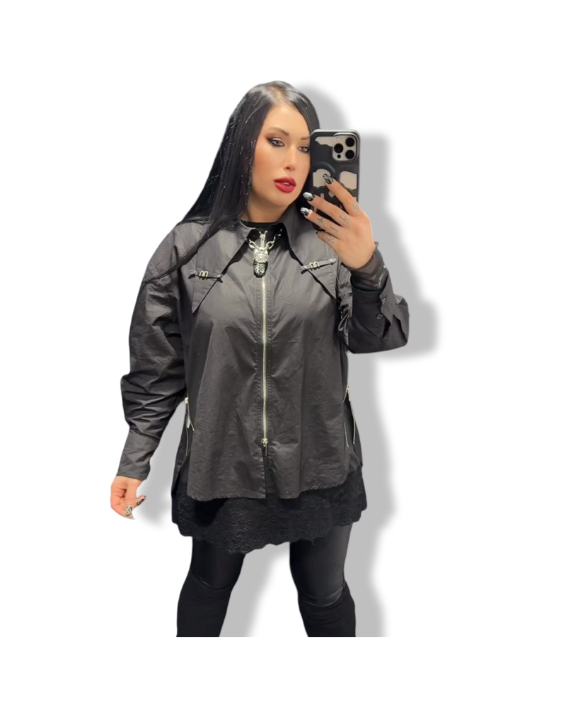 CAMISA DARKNESS OVERSIZE|LA OVEJA NEGRA SHOP.