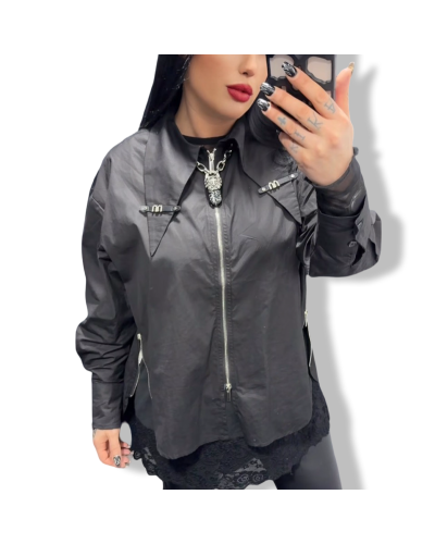 CAMISA DARKNESS OVERSIZE|LA OVEJA NEGRA SHOP.