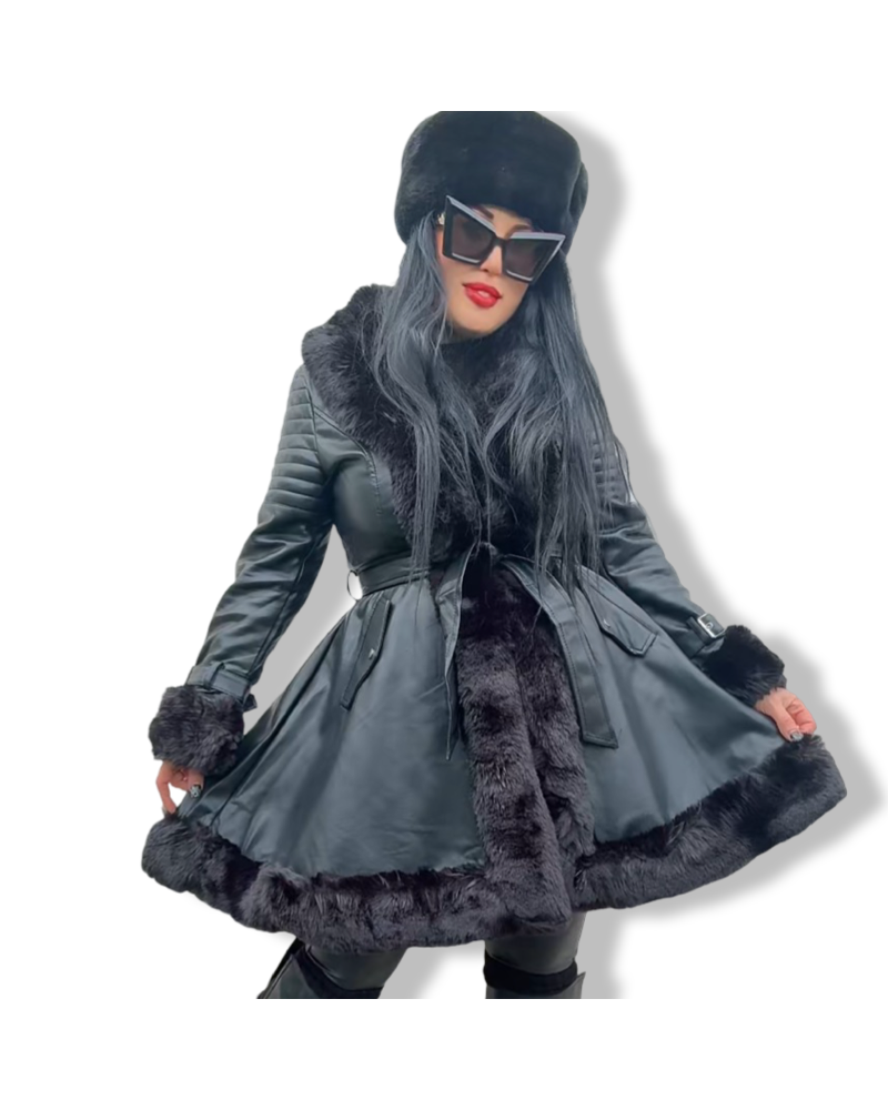 ABRIGO AUDREY VUELO|LA OVEJA NEGRA SHOP.