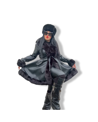 ABRIGO AUDREY VUELO|LA OVEJA NEGRA SHOP.