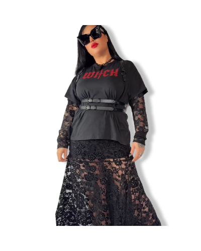 FALDA ENCAJE VERÒNICA|LA OVEJA NEGRA SHOP.