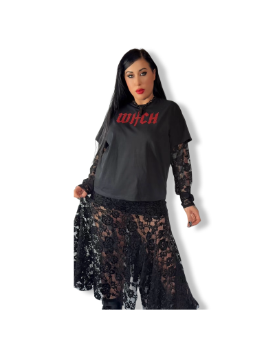 FALDA ENCAJE VERÒNICA|LA OVEJA NEGRA SHOP.