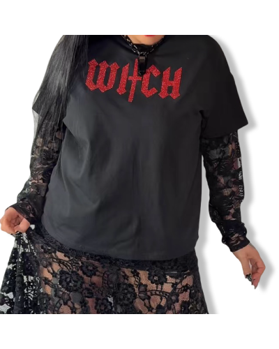 CAMISETA WITCH COMBINADA |LA Oveja Negra Shop.