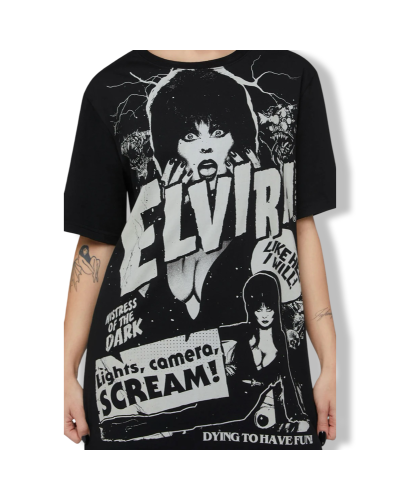 LIGHTS CAMERA SCREAM TSHIRT KILLSATR| LA Oveja Negra Shop|KILLSTAR.