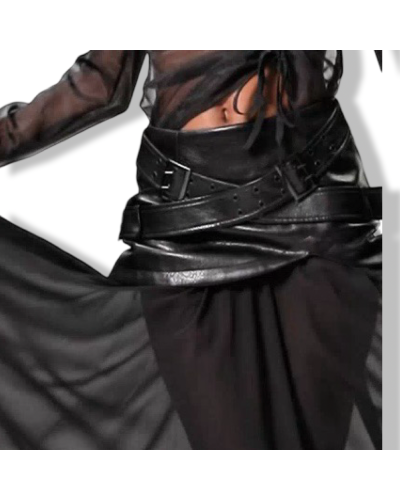 FALDA LARGA MEDUSA BLACKNESS|LA Oveja Negra SHOP.