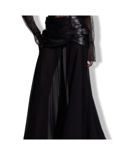 FALDA LARGA MEDUSA BLACKNESS|LA Oveja Negra SHOP.