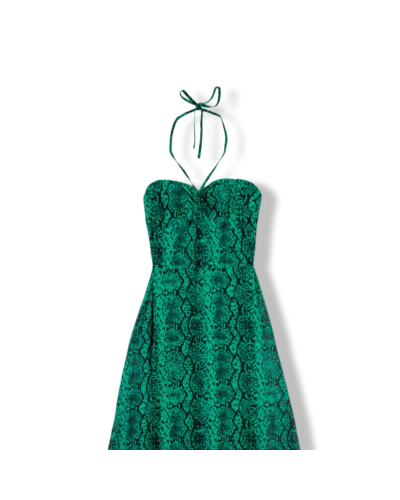 VESTIDO HALTER SERPIENTE|LA Oveja Negra SHOP.