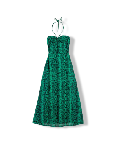 VESTIDO HALTER SERPIENTE|LA Oveja Negra SHOP.