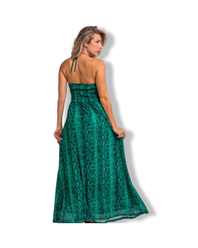 VESTIDO HALTER SERPIENTE|LA Oveja Negra SHOP.