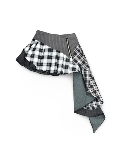 FALDA DESIGUAL ROCK PUNK|LA Oveja Negra Shop.