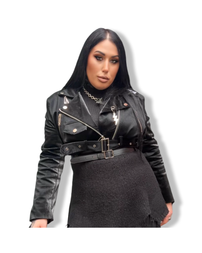 BIKER CROP OUTSIDERS|LA Oveja Negra Shop.