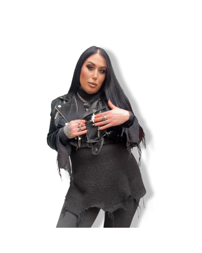 BIKER CROP OUTSIDERS|LA Oveja Negra Shop.