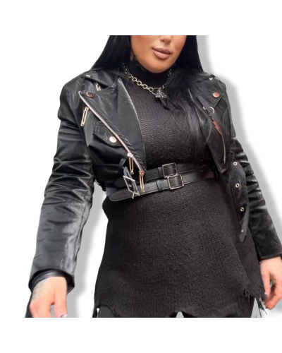 BIKER CROP OUTSIDERS|LA Oveja Negra Shop.