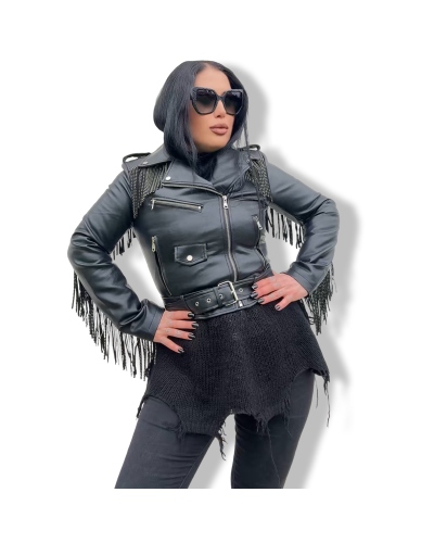 BIKER ACORSETADA KAT|LA Oveja Negra Shop.