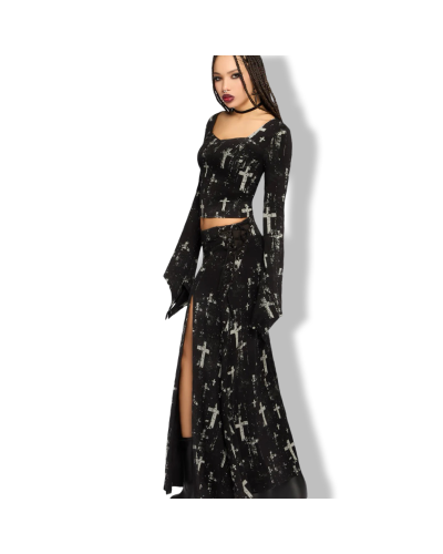 TENEBRIS CHAOEL MAXI SKIRT  KILLSTAR|LA Oveja Negra SHOP.