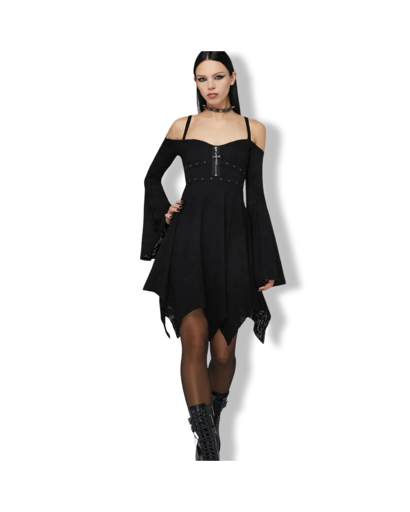 BLACK DAMASK MIDI DRESS KILLSTAR|LA Oveja Negra Shop.