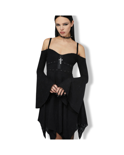 BLACK DAMASK MIDI DRESS KILLSTAR|LA Oveja Negra Shop.