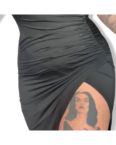 VESTIDO DRAP BLACK|LA OVEJA NEGRA SHOP.