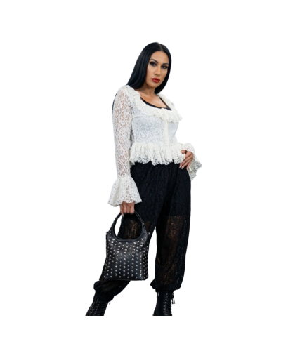 TOP CORSET ROCOÒ BLANCO|LA Oveja Negra Shop.