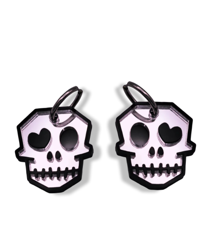 PENDIENTES CALAVERA GLAM|LA Oveja Negra Shop.