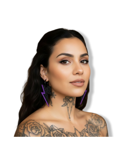 PENDIENTES CALAVERA GLAM|LA Oveja Negra Shop.