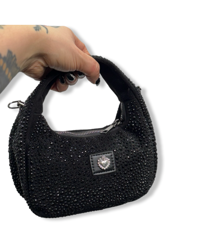 BOLSO SACRED BLACK GLITTER|LA OVEJA NEGRA SHOP.